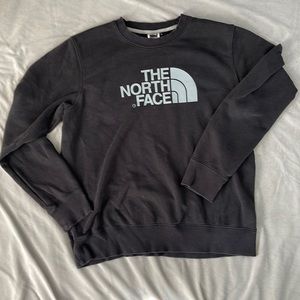 The North Face Logo Black Crewneck Sweatshirt